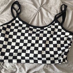 Checkered tank top